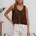 thumbnail image 2 of XIYON Womens Camisole Tank Tops Women's Lace Trim Camisole Slim Fit Sleeveless Tank Top Solid Color Casual Summer Layering Stretch Basic Comfortable Soft Breathable Casual Trendy Clothes, 2 of 5
