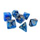 thumbnail image 4 of Dados acrílicos , de dados D20 D8 D12 D4 de dados poliédricos para de , , familiar, Azul Hugo Dados de juego de mesa, 4 of 6