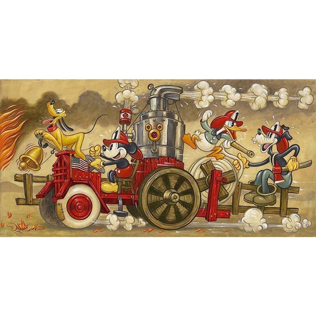 Pintura de diamante 5D DIY Taladro redondo completo Mickey Mouse Decoración del hogar Arte Artesanía FLhrweasw Nuevo