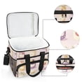 thumbnail image 6 of FORMRS Insulated Cooler Bag 24 Cans Capacity Soft Leakproof Lunch Box with Side Pockets, Purple Jam Jars, 6 of 7