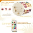 thumbnail image 5 of Yayeee Flameless Candles with Remote Flickering Battery Operated Multi Color Changing, Colorful Jam, 5 of 7