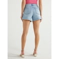 thumbnail image 3 of Sofia Jeans Women's Lila Mid Rise Frayed Hem Shorts, 5" Inseam, Sizes 2-20, 3 of 6