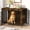 Rustic Brown, variant on Amlancher Dog Crate Furniture for Small Dogs, 28inch Wood Dog Kennel Furniture, Rustic Brown