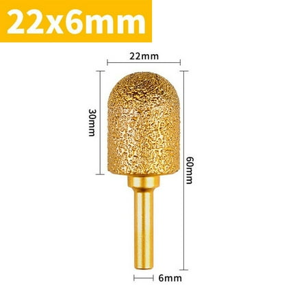 

1Pc 8-25Mm Diamond Burr Tools Drill Grinding Head For Metal Engraving Polishing