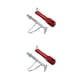 thumbnail image 1 of Riwesomey Pata de cabra antideslizante universal para motocicleta, soporte lateral ajustable, reparación de motocicletas, accesorios Rojo 2piezas, 1 of 6