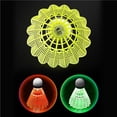 thumbnail image 3 of Eigraketly 6 piezas de iluminación luminosa LED de bádminton, volantes de nailon, cabeza de esponja, pelota de entrenamiento nocturno para patios Deportes y aire libre Eigraketly OD013460-00, 3 of 6