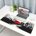 thumbnail image 7 of Black and Red Japanese Landscapes Gaming Mouse Pad Large XL Desk Mat Long Extended Pads Big Mousepad for Home Office Decor Accessories 31.5 X 11.8 Inch, 7 of 7