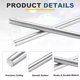 thumbnail image 3 of Uxcell 10 Pcs Varilla Redonda de Acero Inoxidable 304, Diámetro de 1/8", Longitud de 12" (300mm) Barras Sólidas de Metal, Varilla de Acero para Artesanías Modelos de Bricolaje Aviones Barcos Coches, 3 of 7