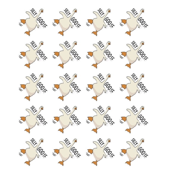 10/20pcs Silly Gooses Sticker Laptop Adhesive Sticker Water Bottle Decorations
