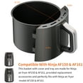 thumbnail image 2 of Air Fryer Basket Replacement Basket and Tray for Ninja AF161, Air Fryer Accessories for Ninja AF150 and AF161, Non-Stick Air Fryer Basket with Cover for Ninja AF150 and AF161, Dishwasher-Safe Basket, 2 of 7
