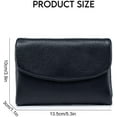 thumbnail image 4 of COM1950s Unisex Pocket Organizer Bag,Soft Mini Leather Pouch for Travel,Compact Zipper Case for Wallet,Keys,Earbuds,and Daily Essentials, 4 of 4