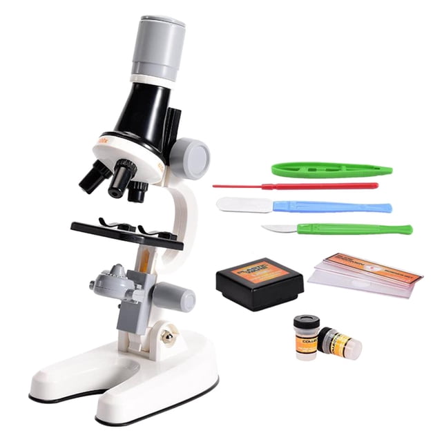 Microscopio Biológico Sunnimix 100X-200X-400X-800X-1200X para Niños