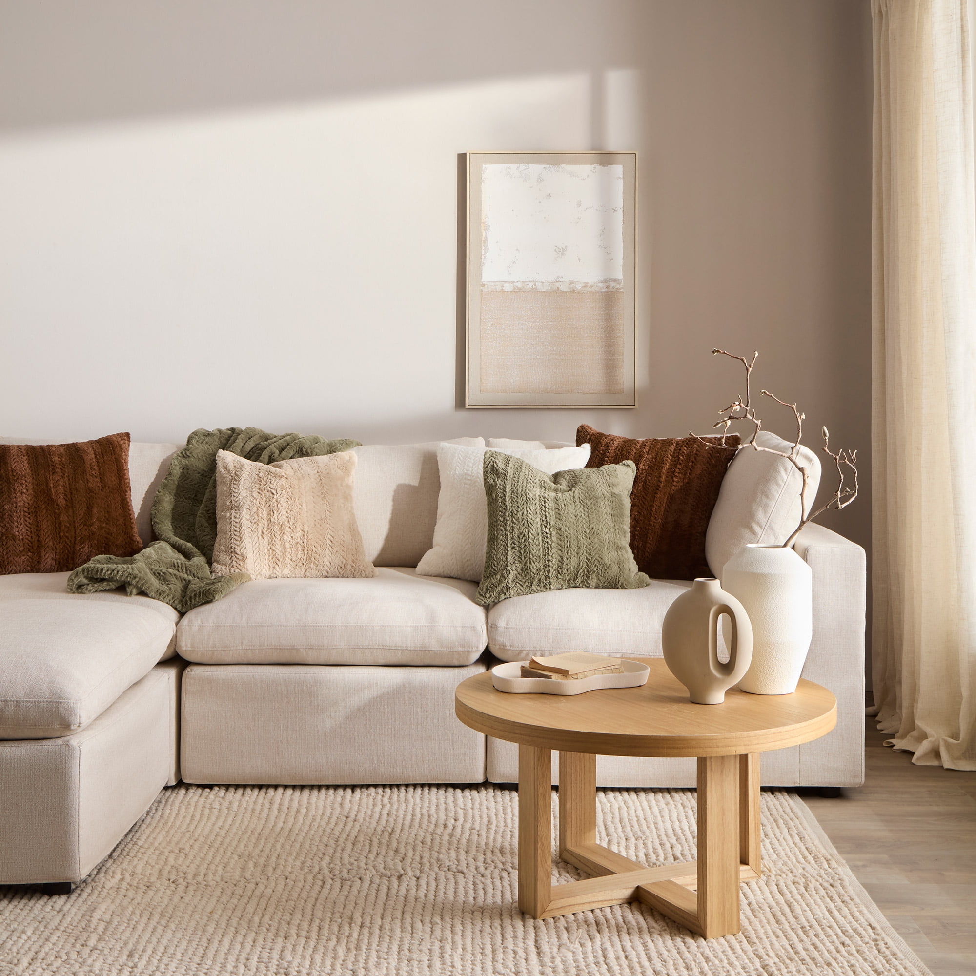 Bouclair ensemble de 2 coussins Ellyn Ensemble de 2 coussins 19 x 19