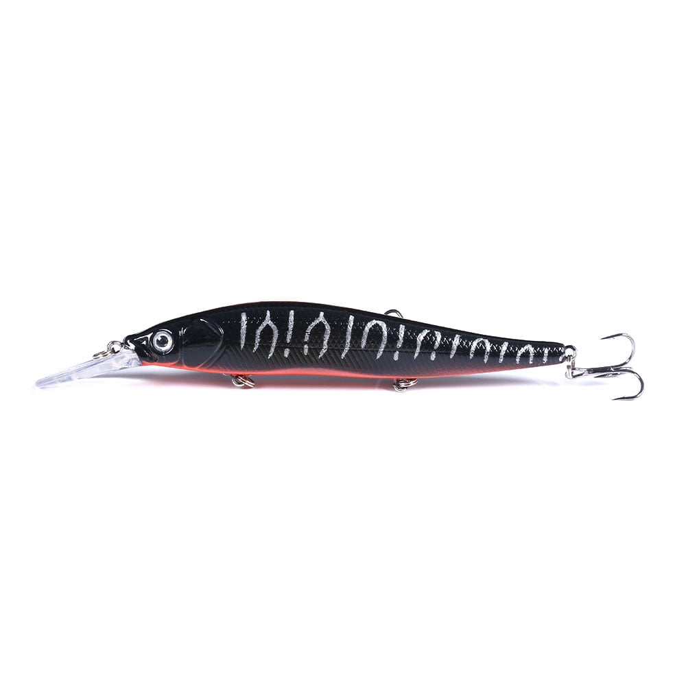 HENGJIA Fishing Lures Large Hard Bait Minnow VIB Lure with Treble Hook Life-Like Swimbait Fishing Bait Popper Crankbait Sinking Lure for Trout Bass Walleye Redfish