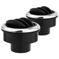 thumbnail image 5 of 2Pcs Round Air Vent Ventilation Outlet Dashboard Air Conditioning Vent Deflector Outlet Round Louvered Dash Vent Exhaust For Car Rv Bus And Yacht, 5 of 8