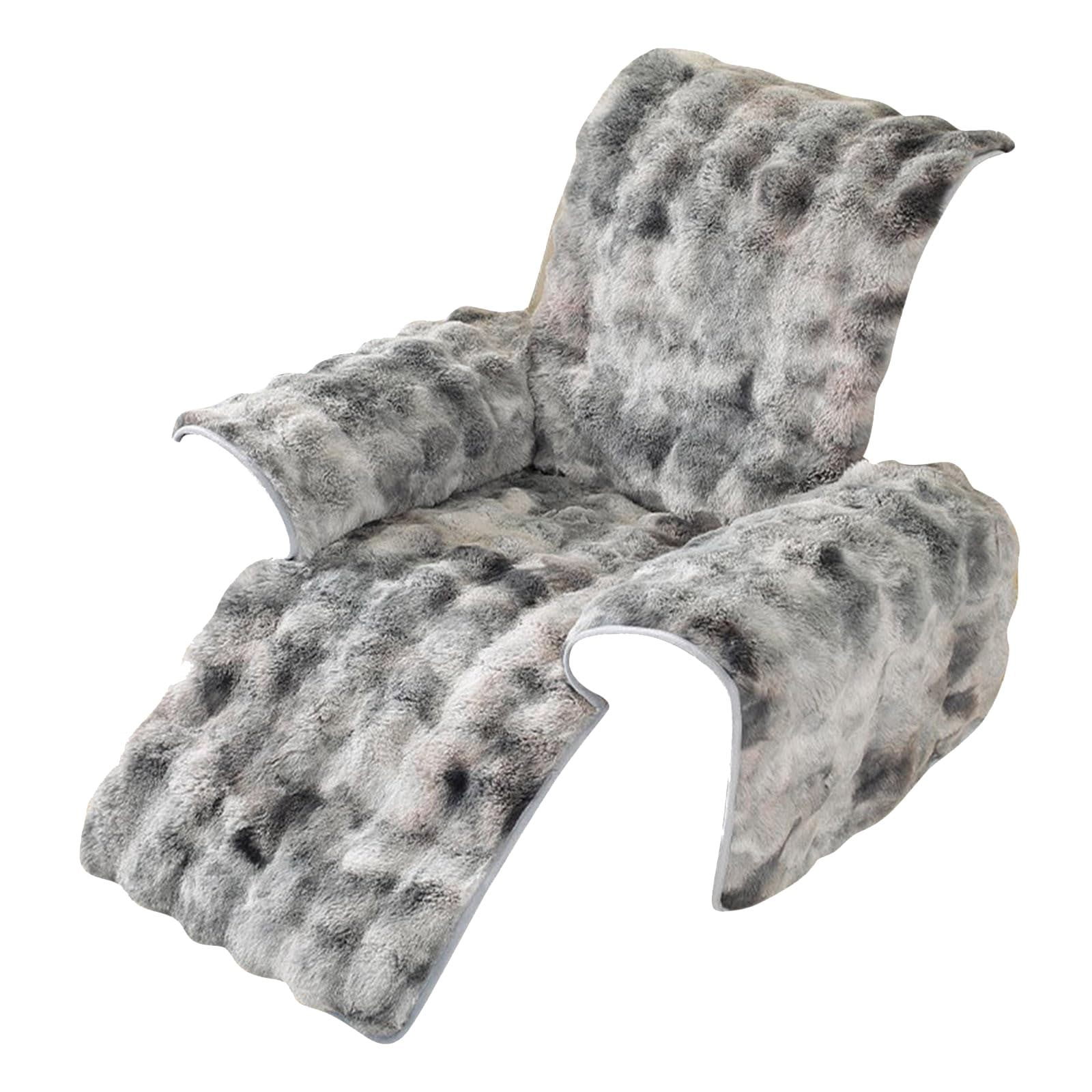 Gradient Plush Recliner Sofa Cushion Gy2 Polyester Seat Cushion Colro:GY2 Material:Plush