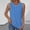 Blue, variant on Womens Summer Casual Tank Tops 2026 Loose Fit Sleeveless Blouses Blue Round Neck Eyelet Embroidery Breathable Plus Size,Size S