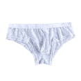 thumbnail image 1 of ylioge Lace Underwear for Men Briefs Lightweight Breathable Hollow-Out Low Rise Solid Color High-Cut Bikini Hipster Thongs, 1 of 3