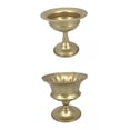 thumbnail image 1 of Conjunto de Jarrones de Hierro Forjado, Elegancia en Plata, 1 of 7