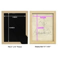 thumbnail image 4 of Sailboat Blueprint III -Framed Print w/glass-Natural Wood, 4 of 7