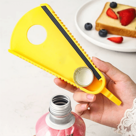 

Conditiclusy Multi-function Bottle Opener Manual Adjustable Jar Gripper Twist Off Lid Remover