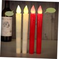 thumbnail image 3 of WEUVEB 5Pcs Led Pillar Candles Flickering Long Rod Shape Battery Powered for Bar and Hotel 8.7x0.9x0.9in, 3 of 8