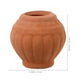 thumbnail image 2 of MLINS  2 Pcs Rustic Planter Small Pots Miniature Tiny Clay Terracotta Red, 2 of 7