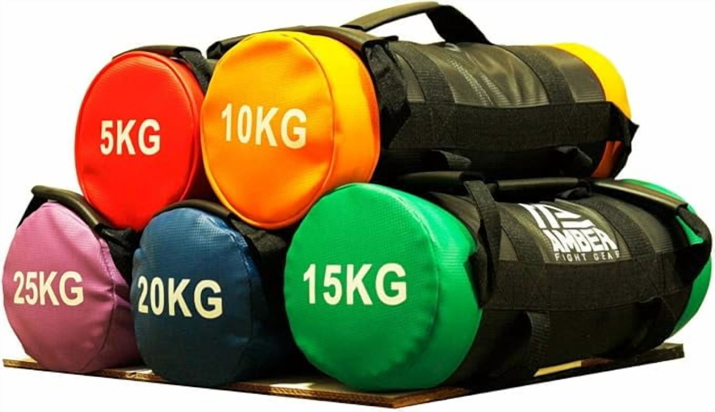 Workout Sandbag for Strength Training Heavy-Duty PVC Shell, 5 Multi-Grip Handles, Reinforced Seams Ideal for CrossFit, Functional Training, Military Conditioning, Home & Gym Workouts – 5kg to 25kg