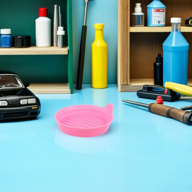 TABLETREANDS 6Ud Posavasos Para Portavasos De Auto De Silicona Rosa Antideslizante Impermeable Universal Para Bebidas