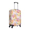 thumbnail image 3 of Fotbe Colorful Floral Luggage Cover Protector,Suitcase Protector,Scratch and Dirt Resistant,Fits 18-32 Inch Luggage-Large, 3 of 9