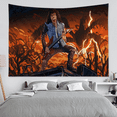 thumbnail image 4 of Tapiz de pared grande con estampado de Stranger Things E-Eddie M-Munson, decoración de pared con Buda indio, manta de decoración bohemia y brujería, 4 of 5