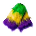 thumbnail image 2 of 1 par de calentadores de piernas , fundas para botas de invierno para ropa de fiesta, chica de vacaciones, señora Yinane Calentadores de piernas de felpa, 2 of 8