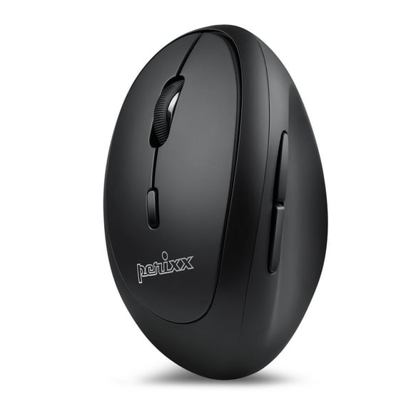Perixx Perimice-719L, Left Handed USB Wireless Vertical Computer Mouse, Portable Size, 3 Level DPI