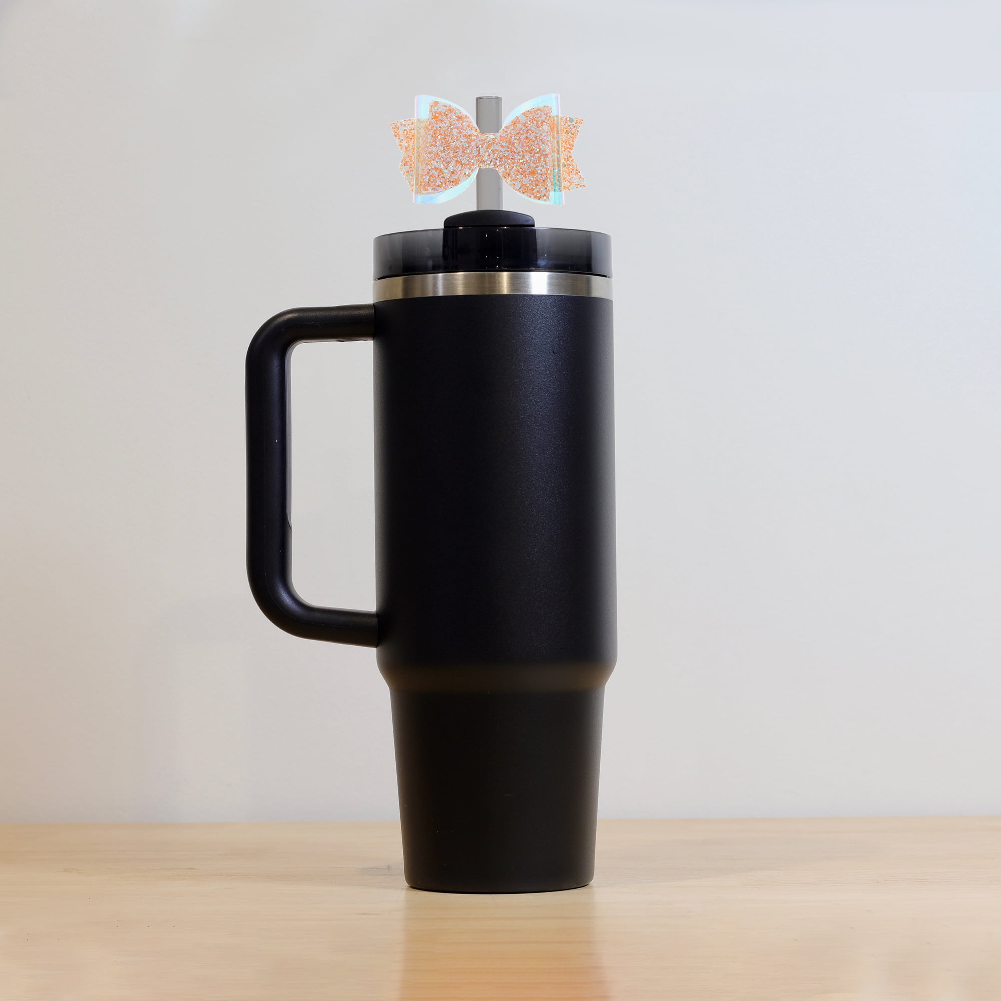 Unique Bargains 1Pc Kitchen Use Bow Thermal Bottle Drinkware Accessory Orange