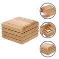 thumbnail image 3 of OUNONA Draining Bamboo Soap Dish Beige for Bathroom with Lid and Quick Drying, 3 of 8