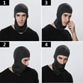 thumbnail image 4 of Toptie Ski Mask Summer Balaclava Full Face Covering Bandana Protection-Navy, 4 of 9