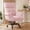 Pink, variant on Romorgniz Criss Cross Chair with Armrests & Wheels Ergonomic Computer Gaming Chair with Two Side Pockets Teddy Plush Wide Seat Reclining Desk Chair for Home Office,White