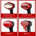 YiaNXan Handheld Garment Steamer 1500W Mini Steamer Iron 20s Heat Up
