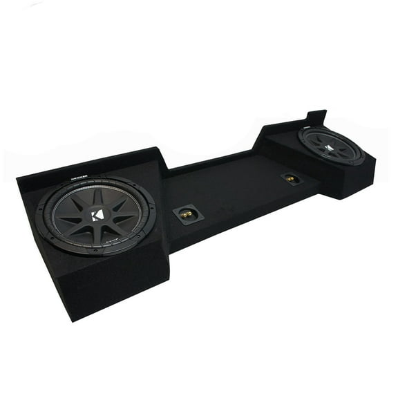 07-13 GMC Sierra Ext Cab Truck Kicker Comp C10 Dual 10" Sub Box New Final 2 Ohm