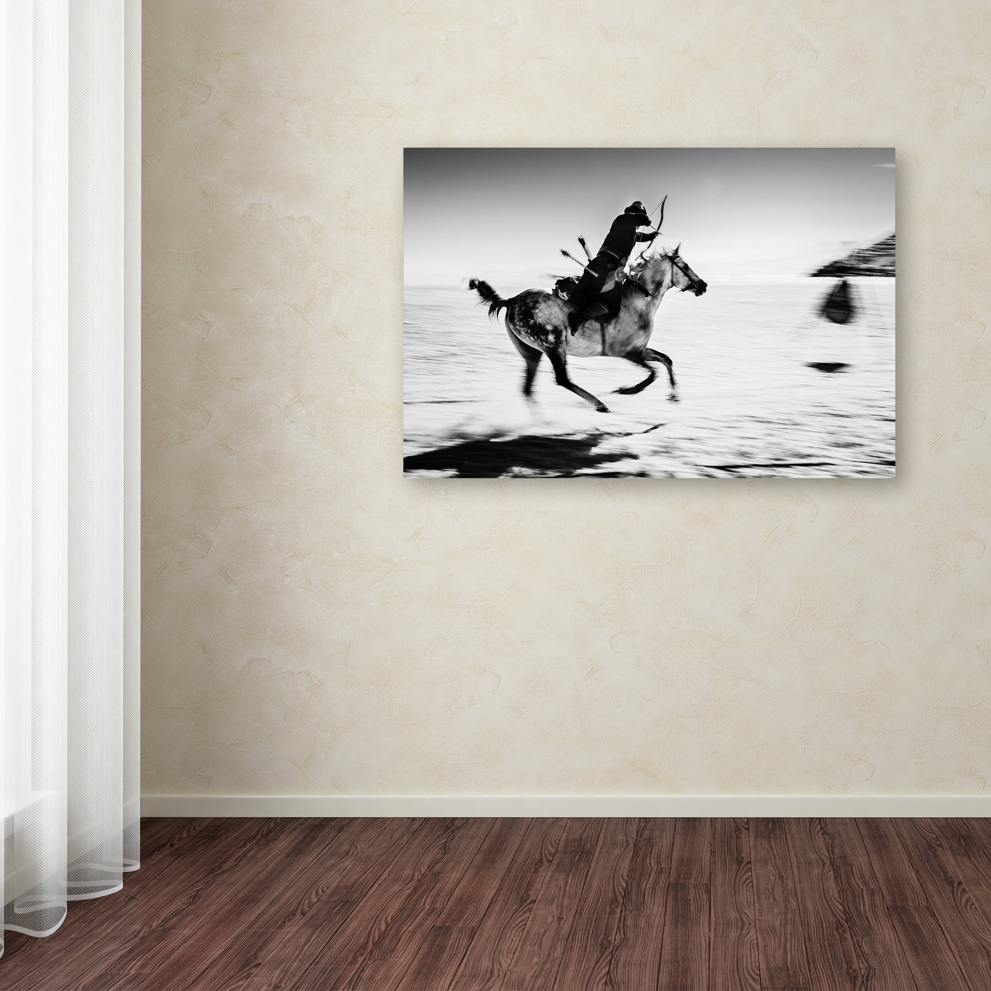Trademark Fine Art 'Horseman' Canvas Art by Murat Yilmaz