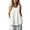 White, variant on Flowy Tank Tops for Women Loose Cotton Linen Sleeveless Crew Neck Tops Dressy Causal Bussniess Beach Tunics with Pockets