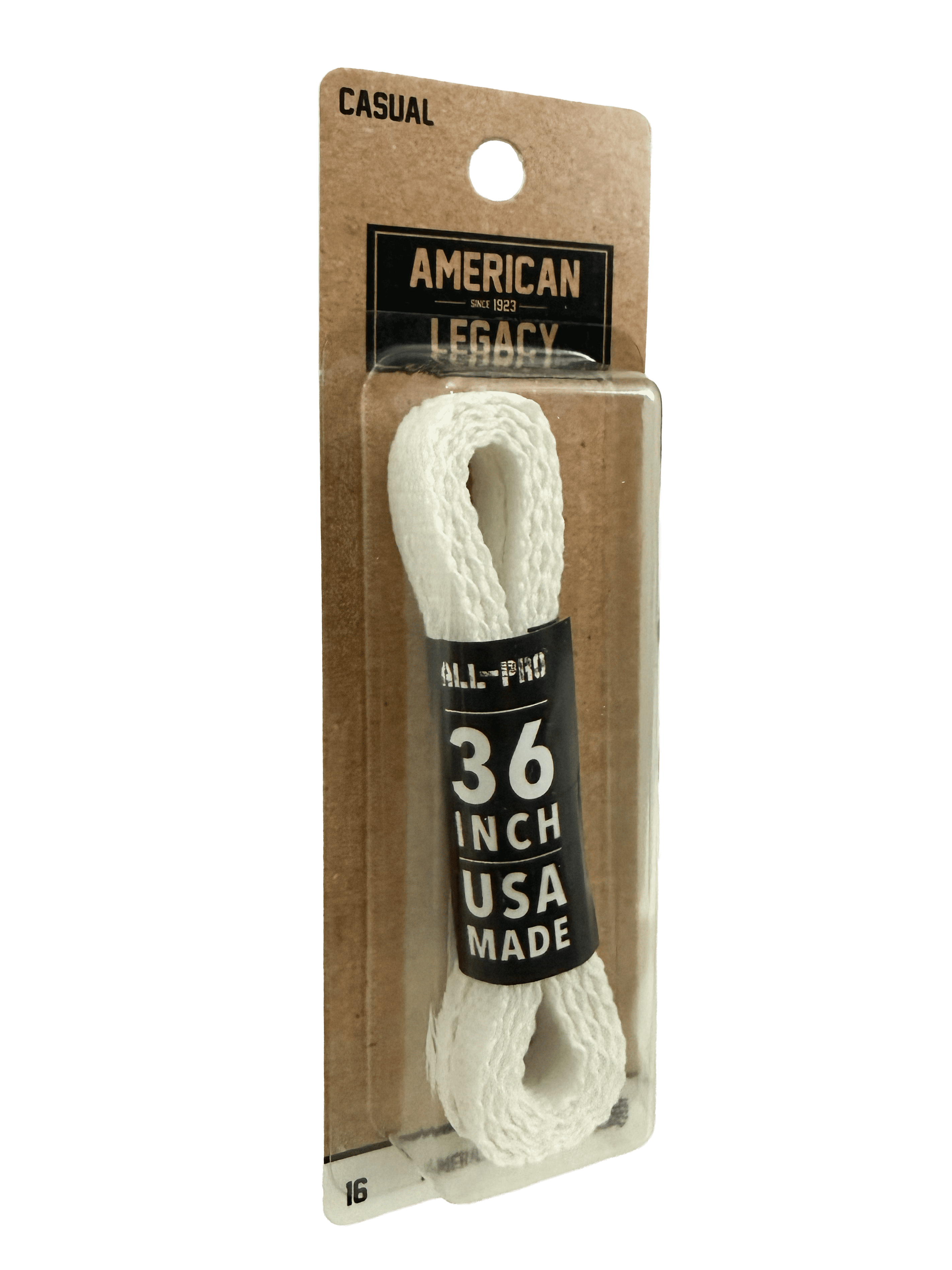 American-Legacy Athletic Narrow Flat White 36"