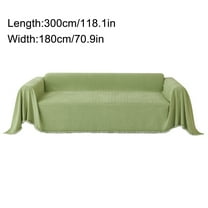 Lydiaunistar Non Slip Couch Cover Sofa Covers for Cushion Couch Washable sectional Couch Covers for Dogs pet Furniture Protector Couch Cover Blanket for Living Room (Green,70"x118")