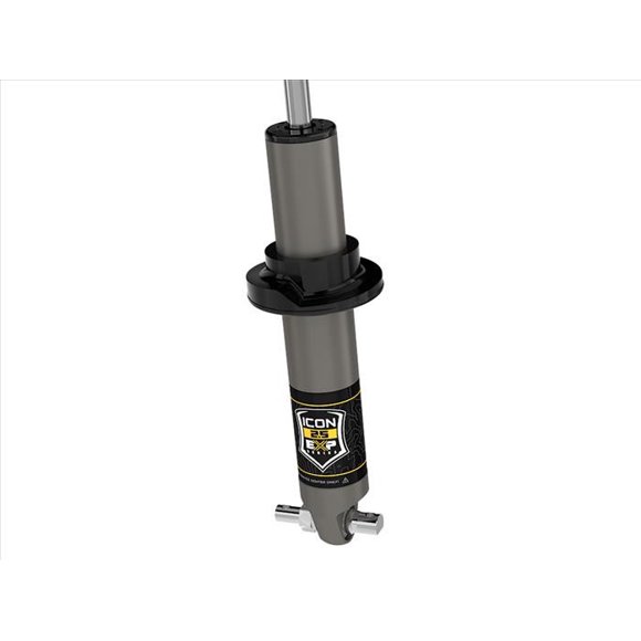 Fits 2021-2023 Ford Bronco Icon Vehicle Dynamics Coil Over Shock Absorber 48612 2.5 Series; Non Adjustable Valving; 0 To 1-3/4 Inch Lift; Must Re-Use OE Spring; Black/Silver; Without Remote Reservoir
