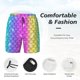 thumbnail image 3 of Fotbe Rainbow Scales2 Traje de Baño para Hombre – Shorts de Natación de Secado Rápido con Forro y Bolsillos-XX-Large, 3 of 6