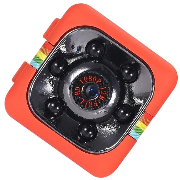 Mini Cámara Full HD 1080P, Grabadora De Video Micro Con Y Detección De Movimiento, Cámara Pequeña Para El Hogar rojo Soledad Grabadora de visión nocturna deportiva