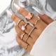 thumbnail image 4 of Women'S Anillo Anillo Rosa Anillo Conjunto de 8 Piezas, 4 of 5