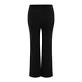 thumbnail image 5 of SNKSDGM Women's Plus Summer Pants for Women Casual Black Dress Pants Women Skinny Leg Women's Jeans Stylish Slim Fit Wide Leg Trousers, 5 of 8
