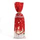 thumbnail image 1 of Funda para botella de vino, bolsa de regalo de Papá Noel, de terciopelo navideño, 1 of 2