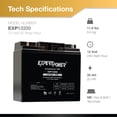 thumbnail image 5 of ExpertPower EXP12200 12 Volt 20 Ah Rechargeable Battery, 5 of 10